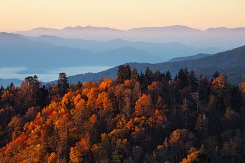The Smokey Mountains in TN