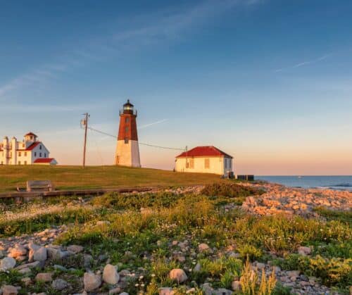 Point Judith light Narragansett Rhode Island