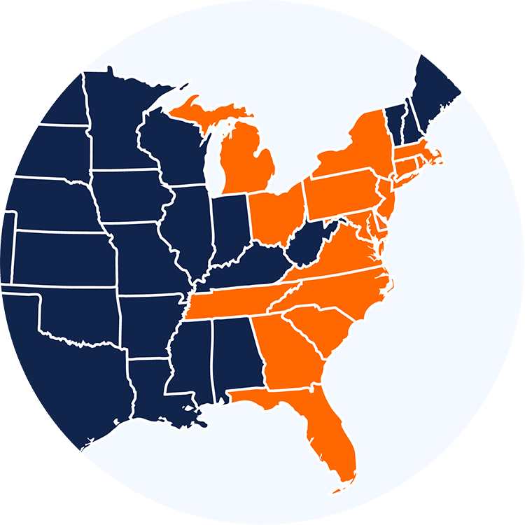 States Serviced by Roll-Off Dumpster Direct