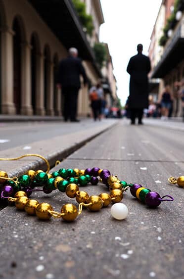 mardi gras trash