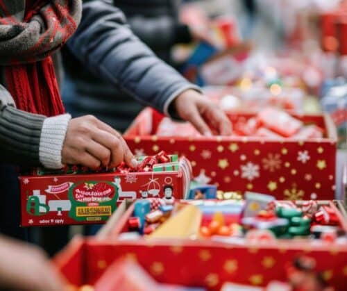 donating christmas stuff