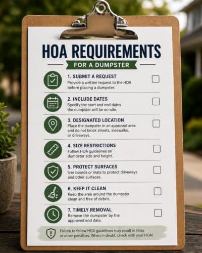hoa checklist